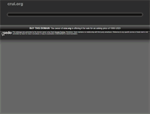 Tablet Screenshot of crui.org